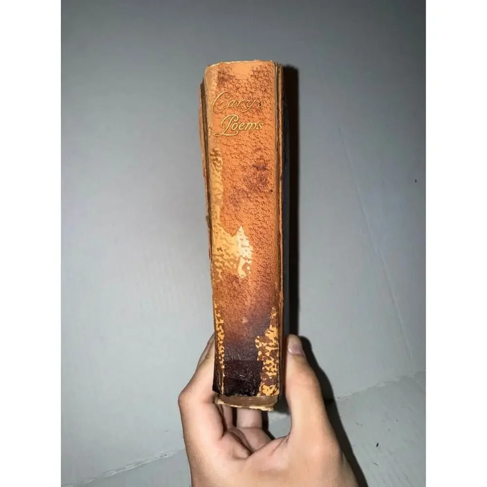 Poems book of Alice and Phoebe Cary (Leather)